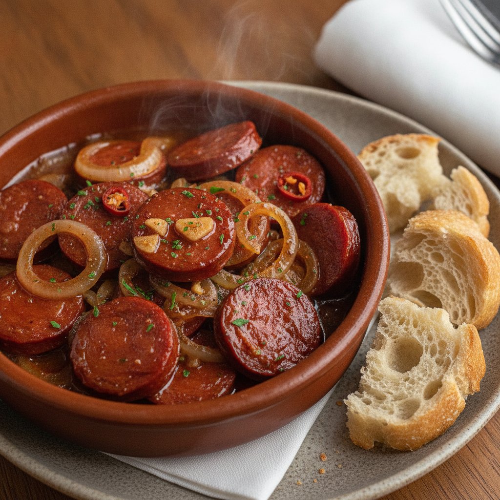Spicy Sausage in Cider