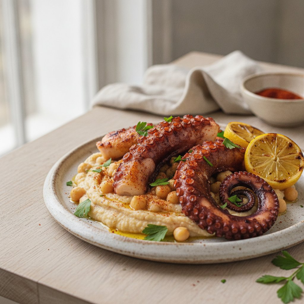 Grilled Octopus with Paprika (High-Protein)