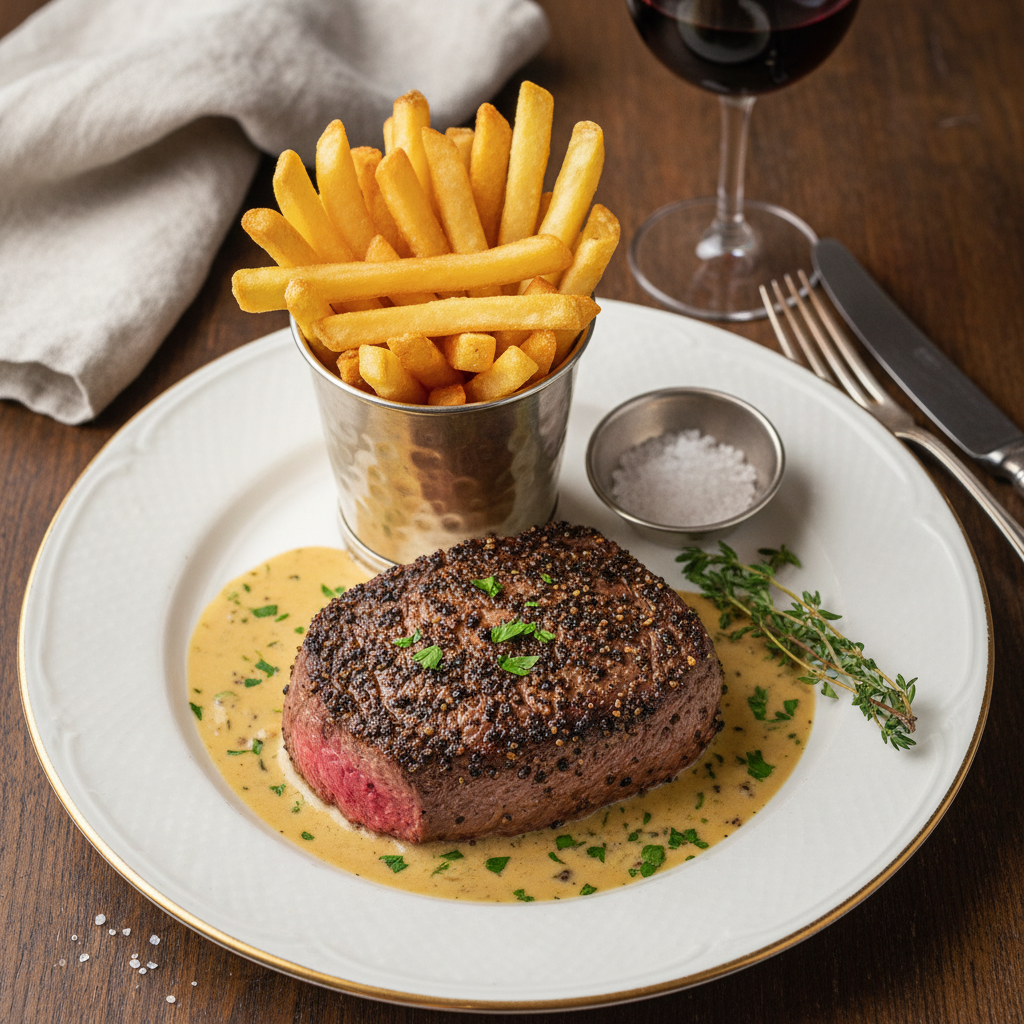 Steak au Poivre