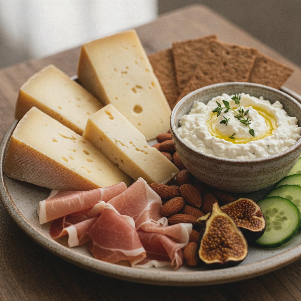 Manchego Cheese Board (High-Protein)