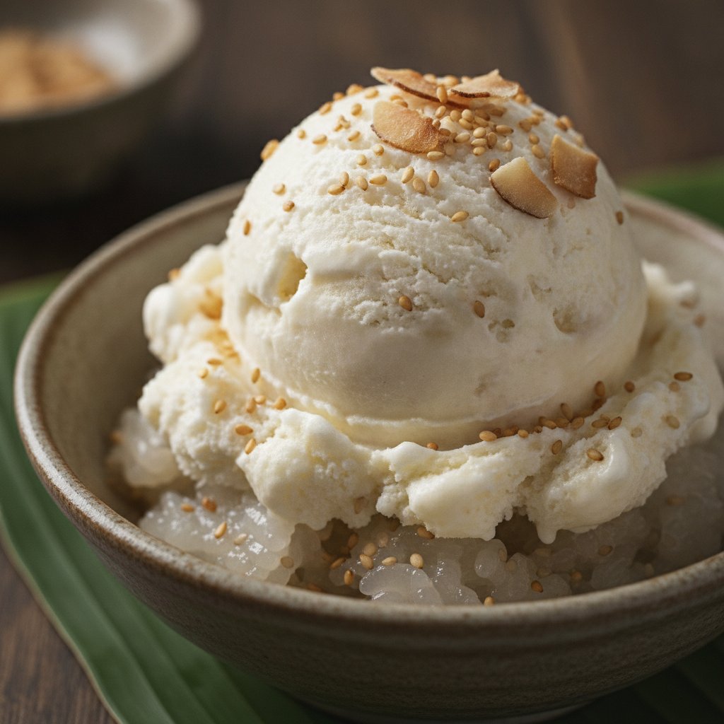 Vietnamese Sticky Rice Ice Cream