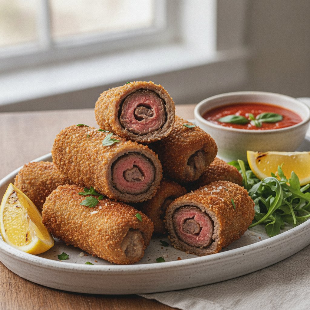 Fried Beef Rolls