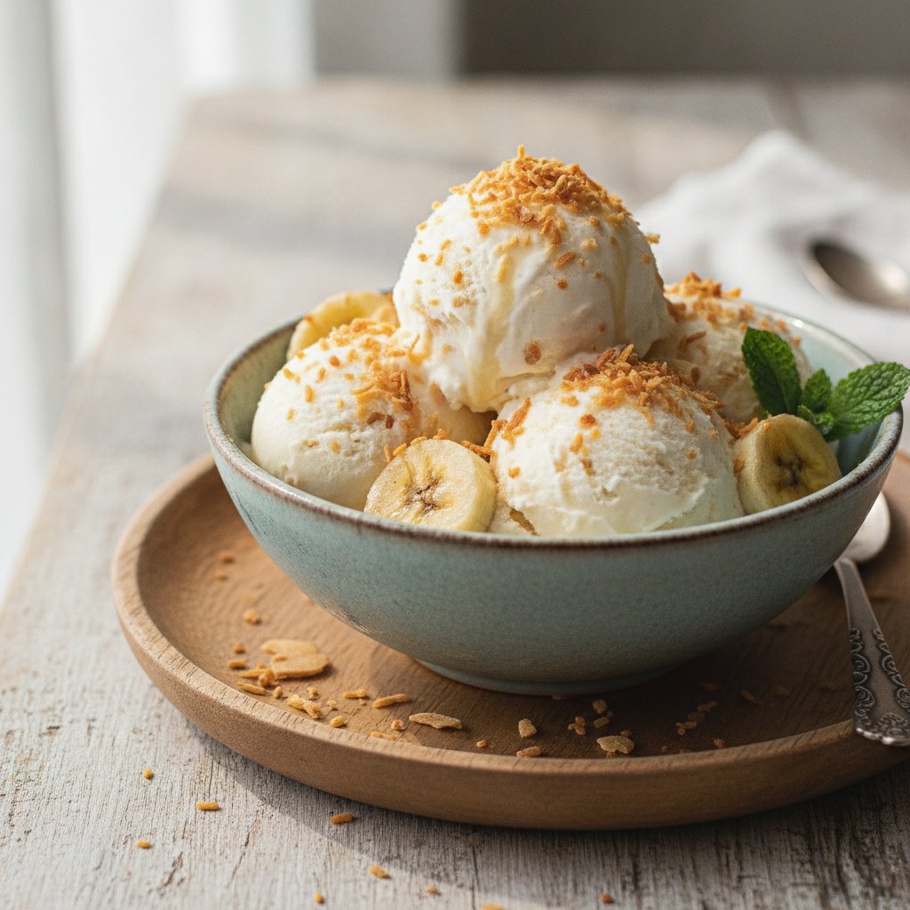 Thai Banana Coconut Ice Cream