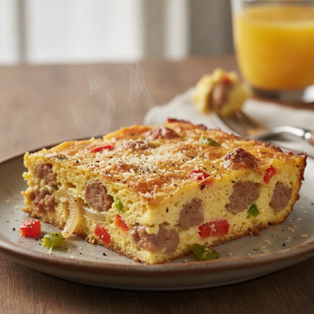 Sausage and Egg Breakfast Casserole (Low-Calorie)