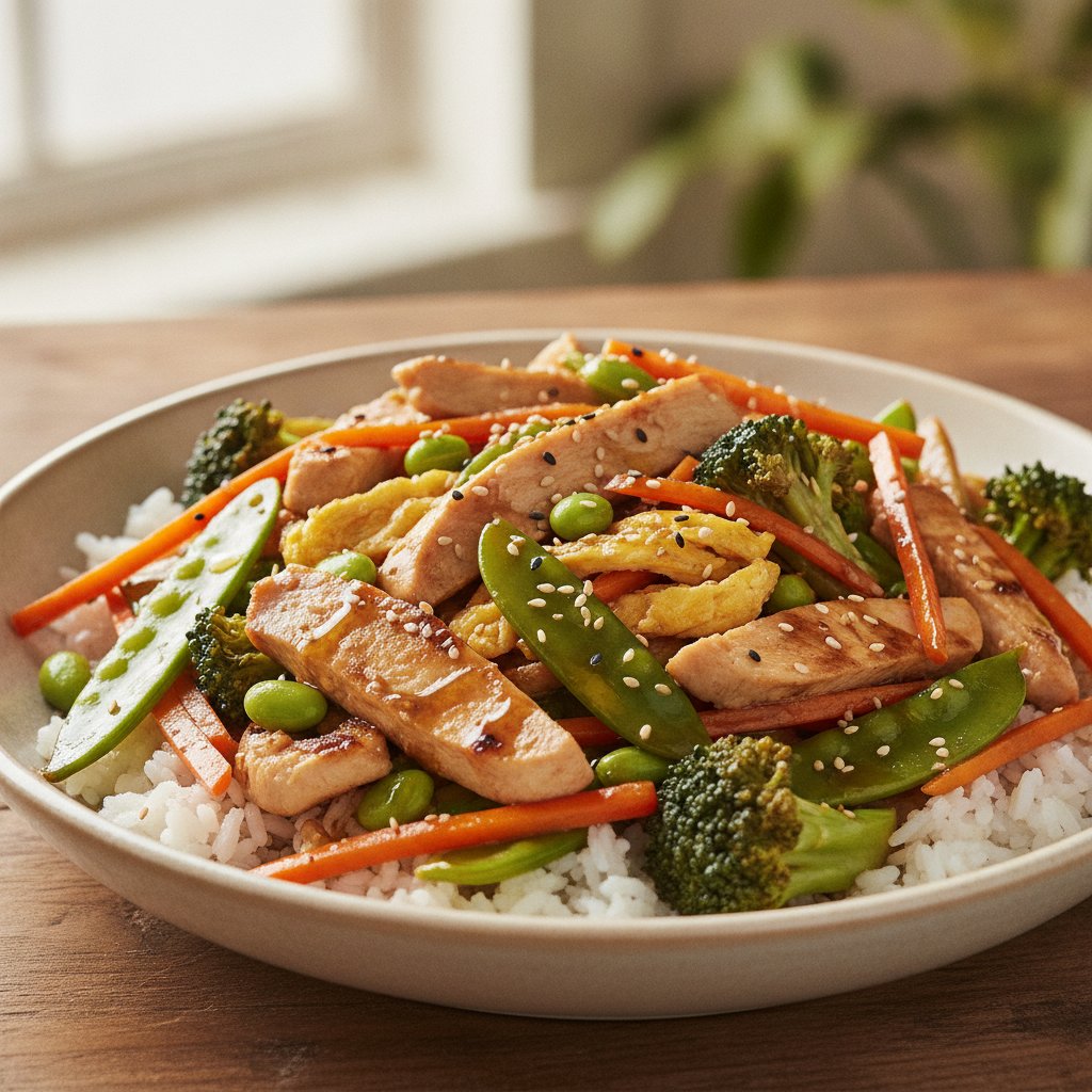 Chicken and Vegetable Stir Fry (High-Protein)