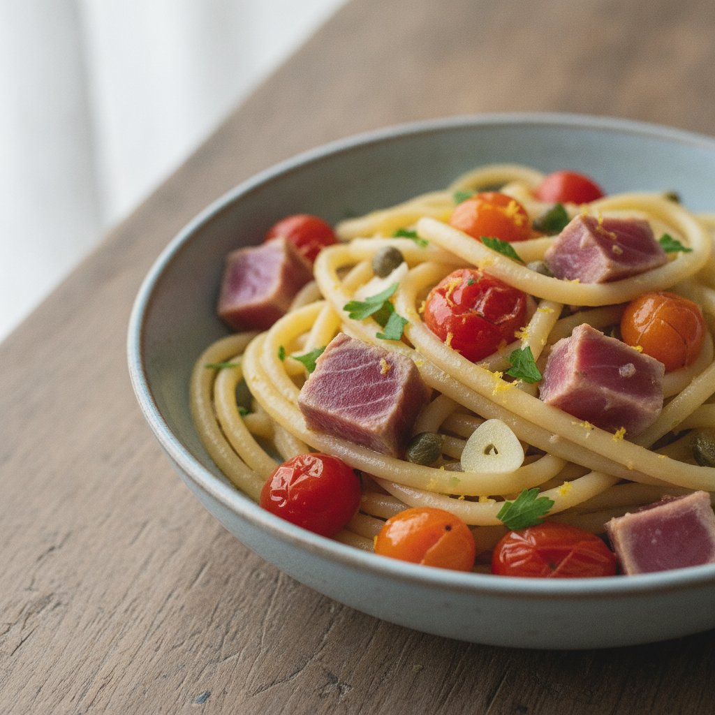 Tuna and Tomato Noodles