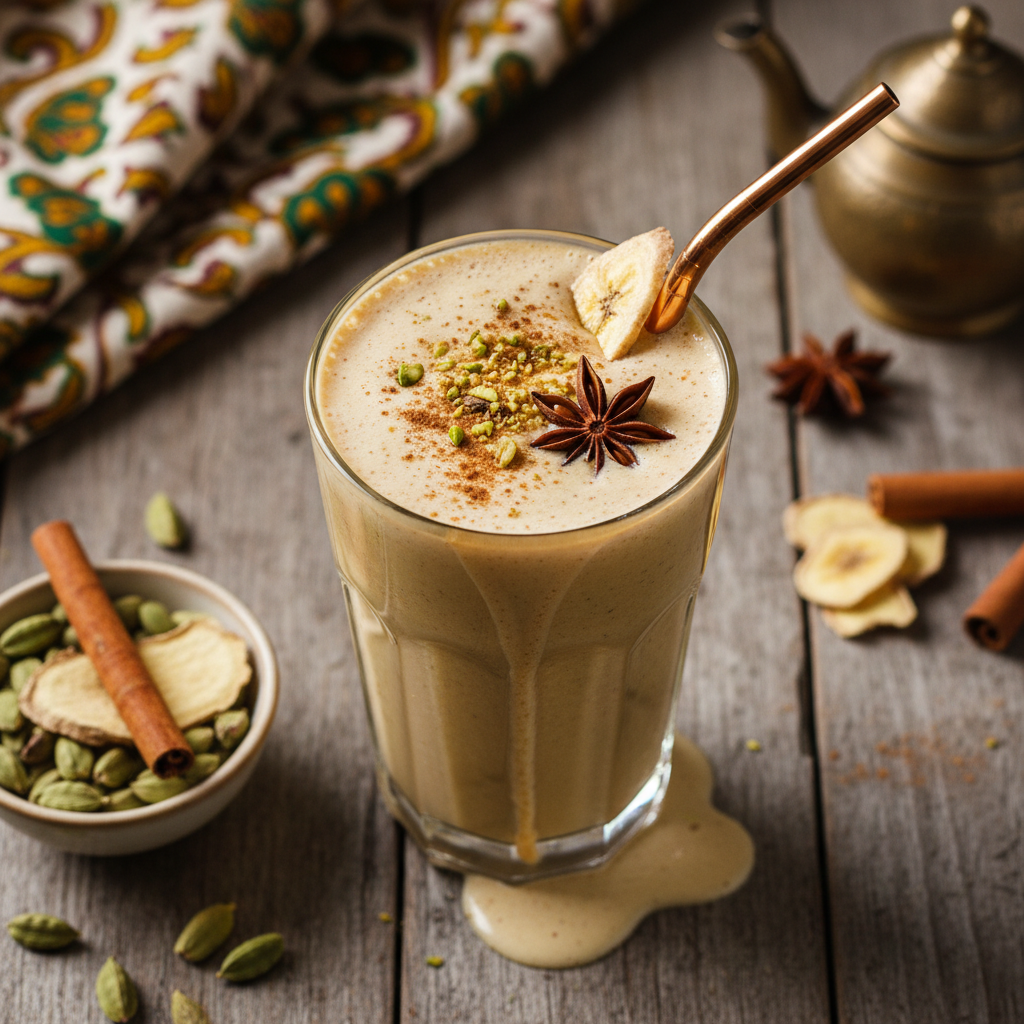 Chai Spiced Banana Smoothie