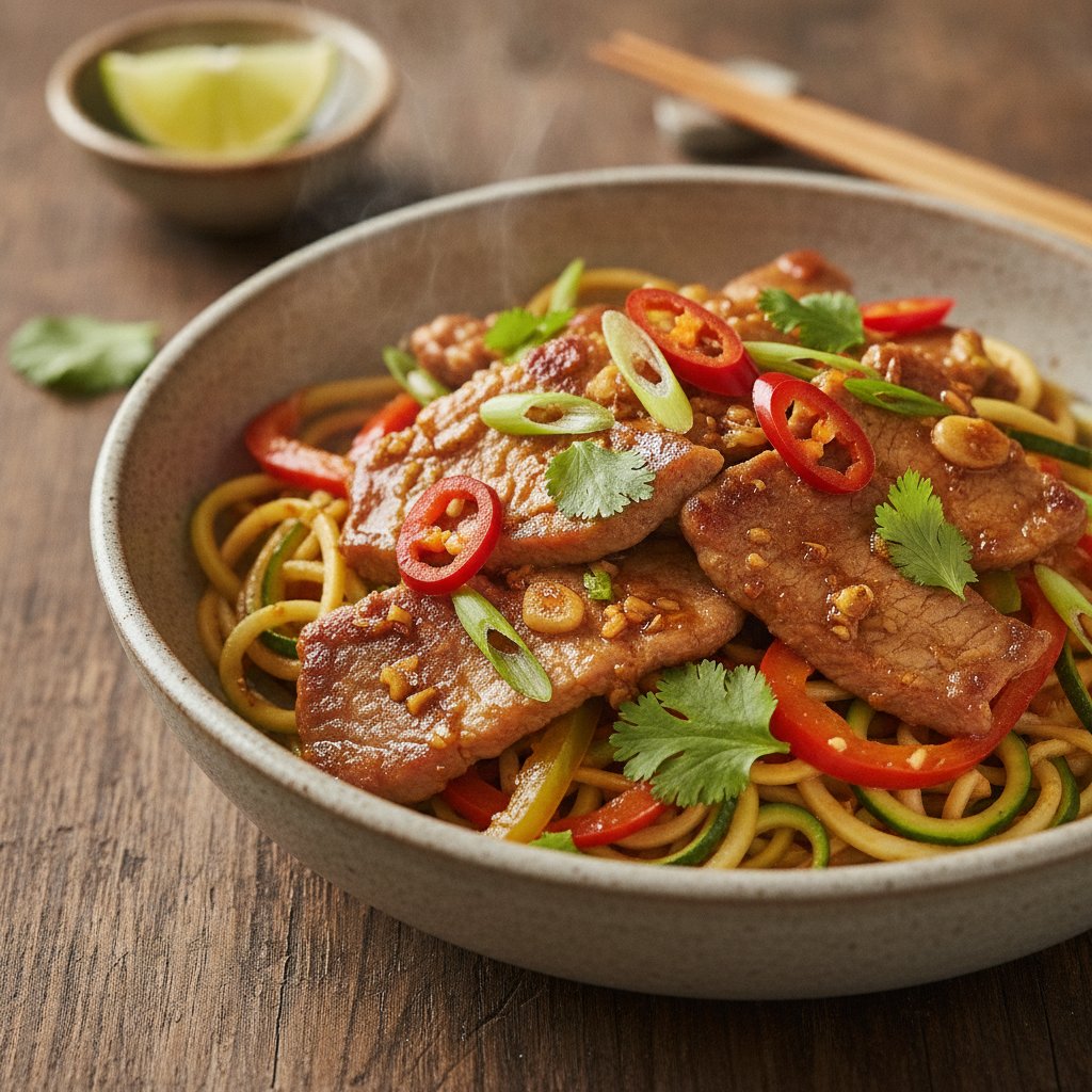 Stir Fried Pork With Lemongrass (Keto)