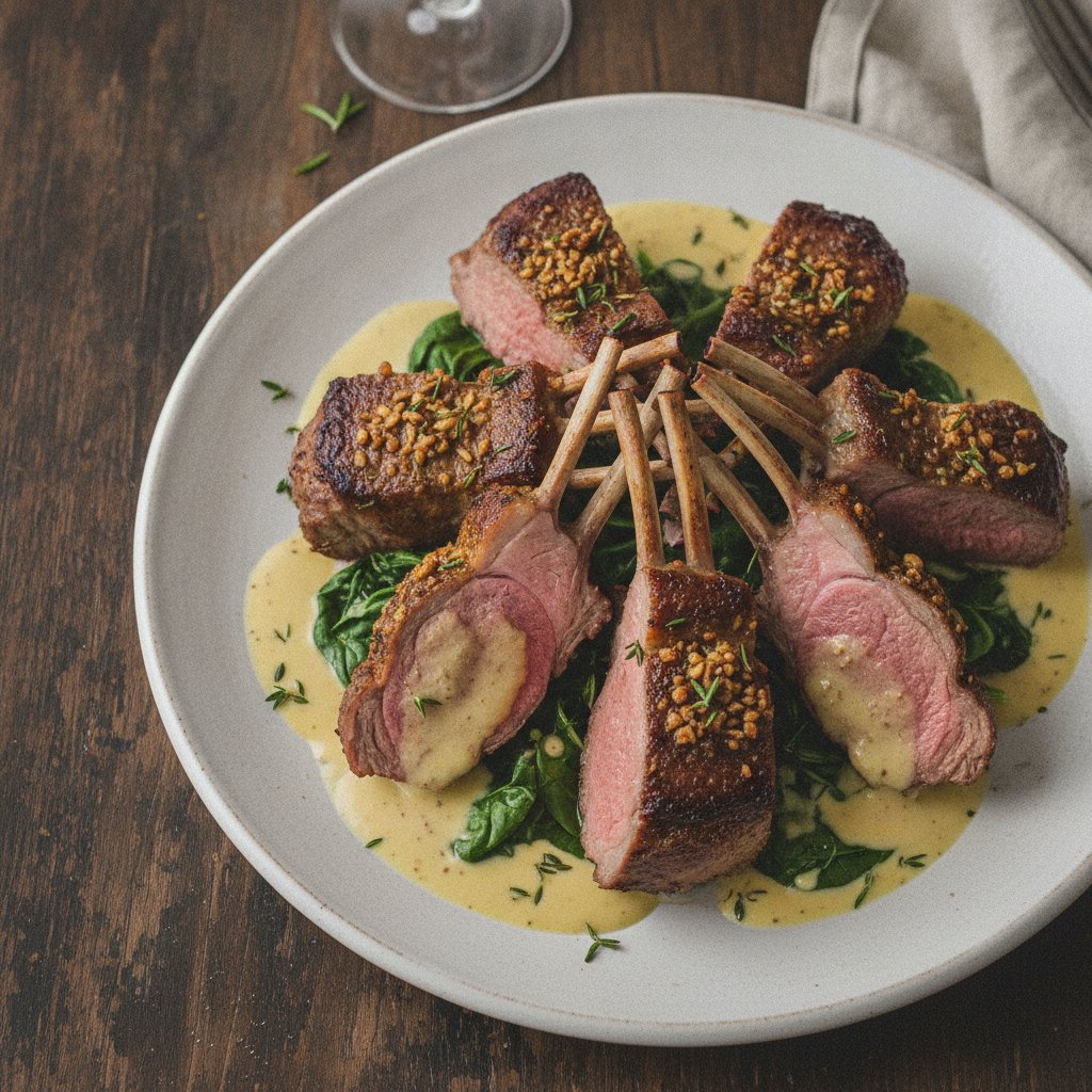 French Roast Rack of Lamb with Herbs (Keto)
