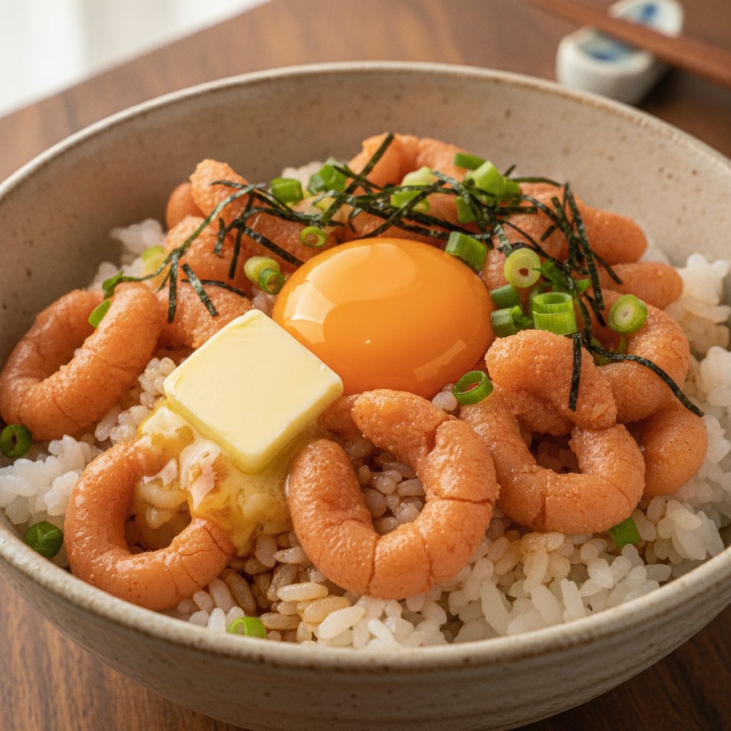 Cod Roe Rice Bowl