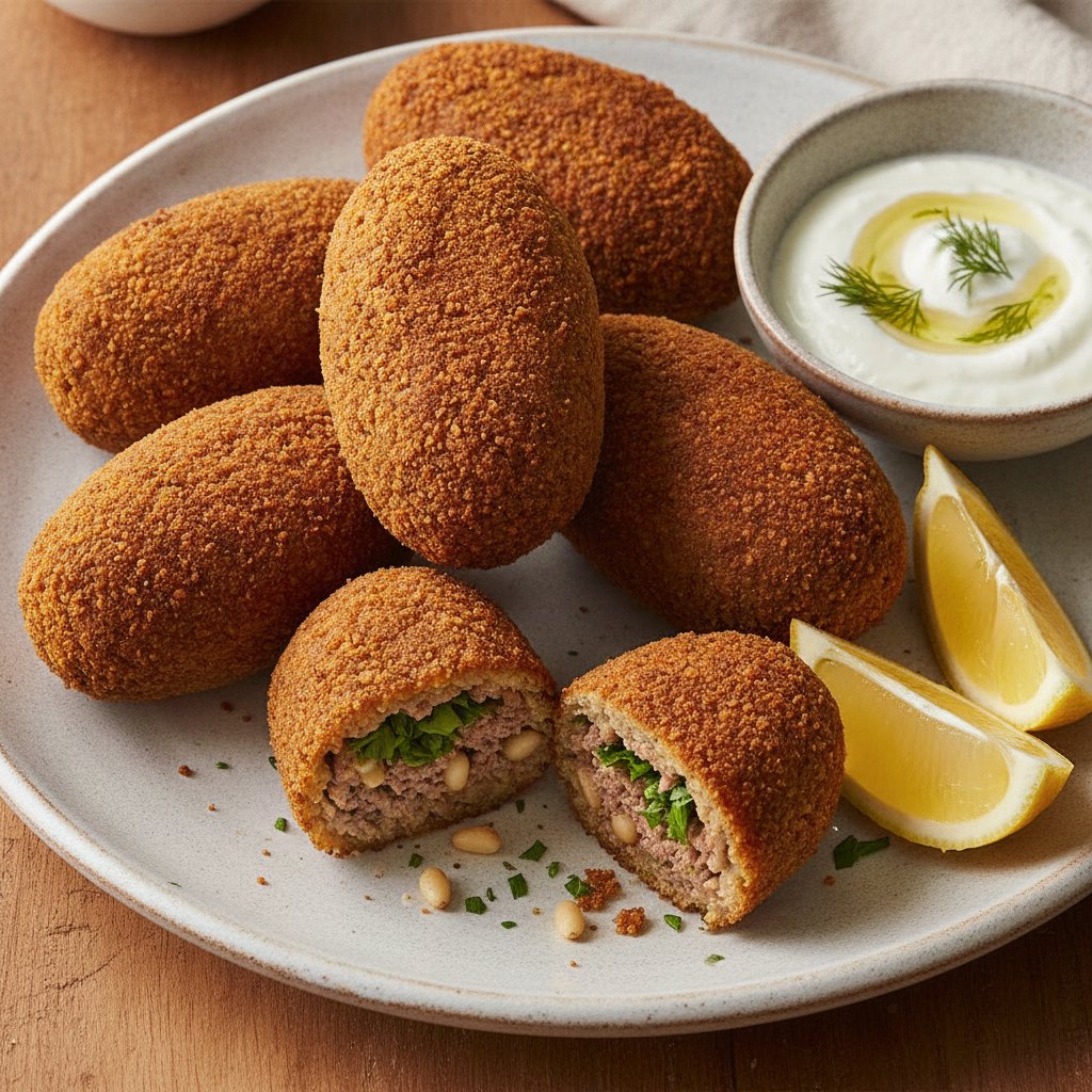 Fried Beef and Bulgur Torpedoes