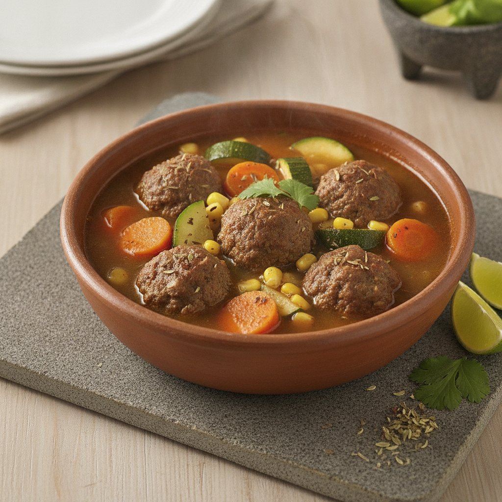 Meatball Soup (Low-Calorie)