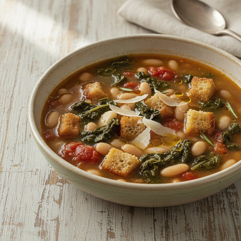 Tuscan Bread and Vegetable Soup (Low-Calorie)