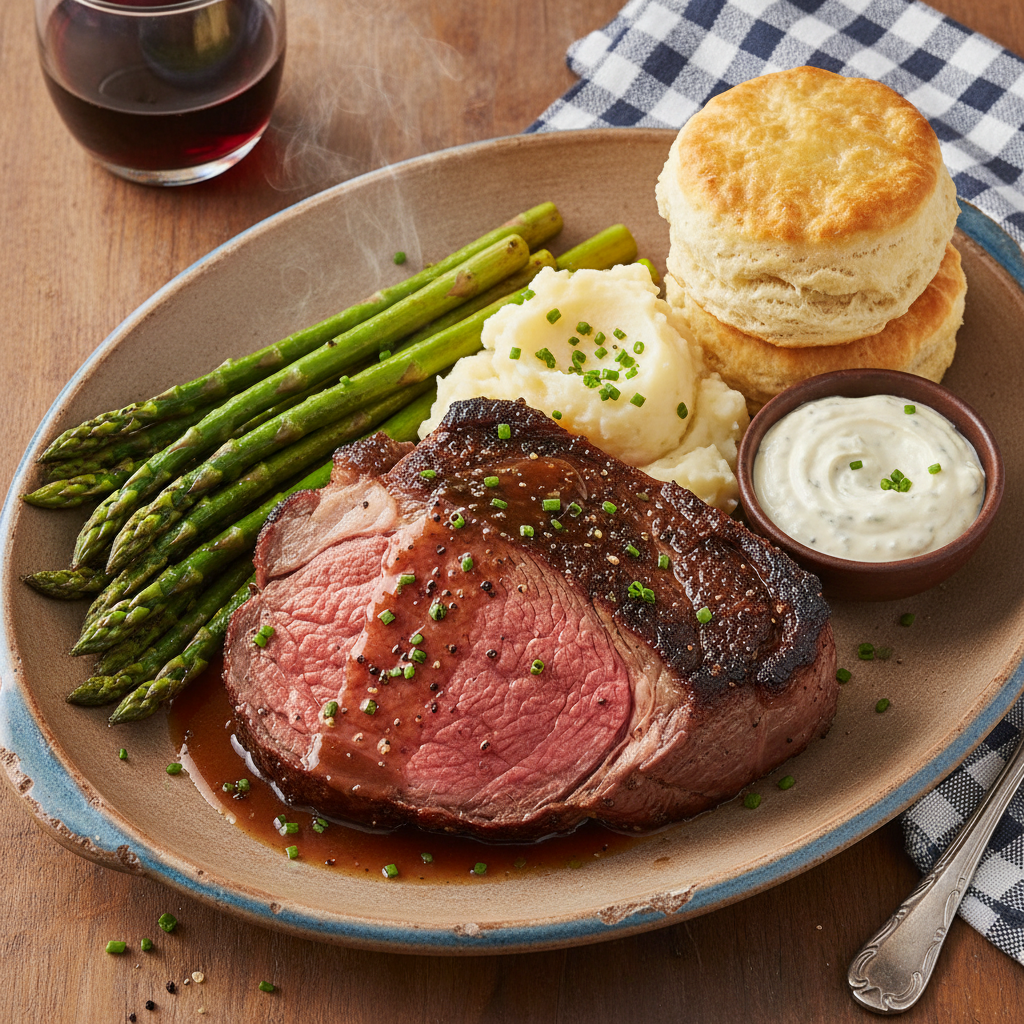Virginia Grilled Prime Rib Occasion Plate