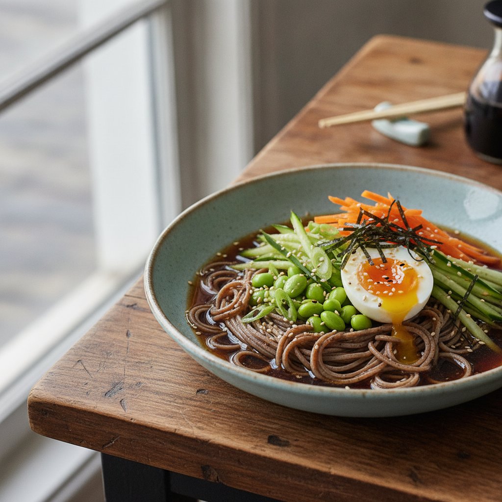 Cold Buckwheat Noodle Bowl (Gluten-Free)