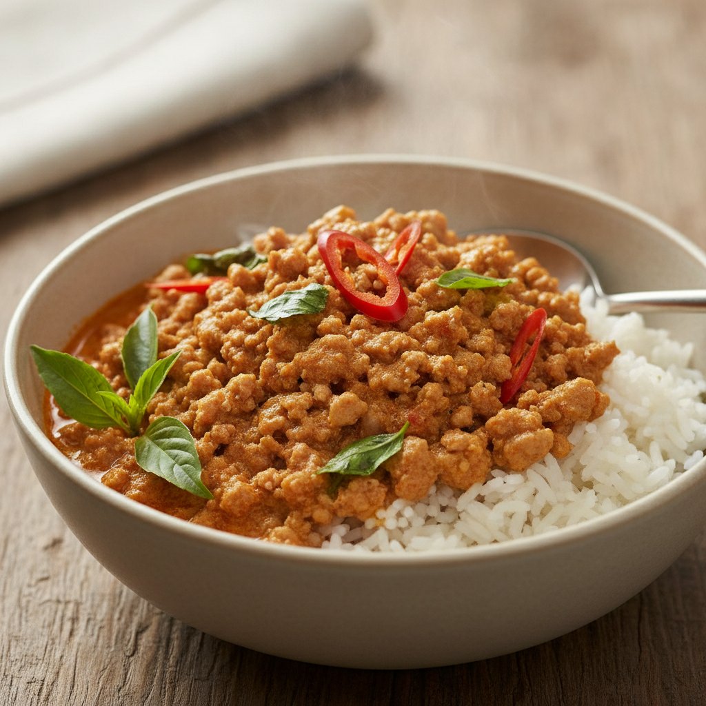 Thai Pork Curry Rice