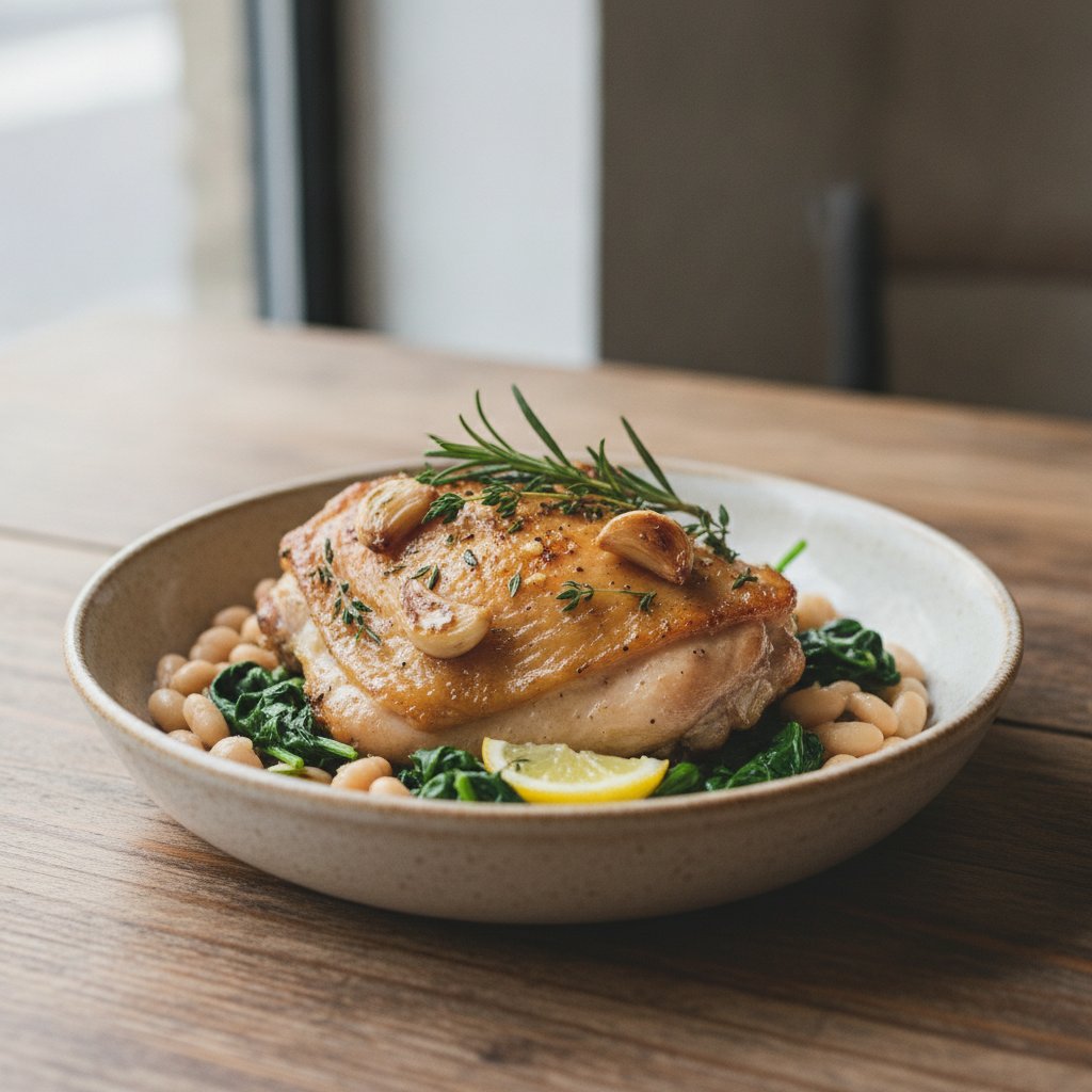 French Roast Chicken with Garlic and Herbs (GLP-1)