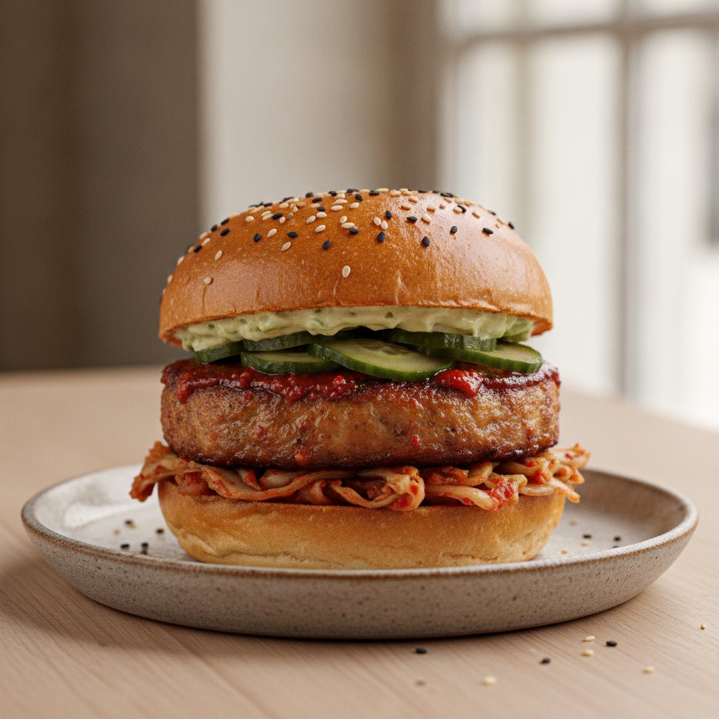 Spicy Pork Belly Burger
