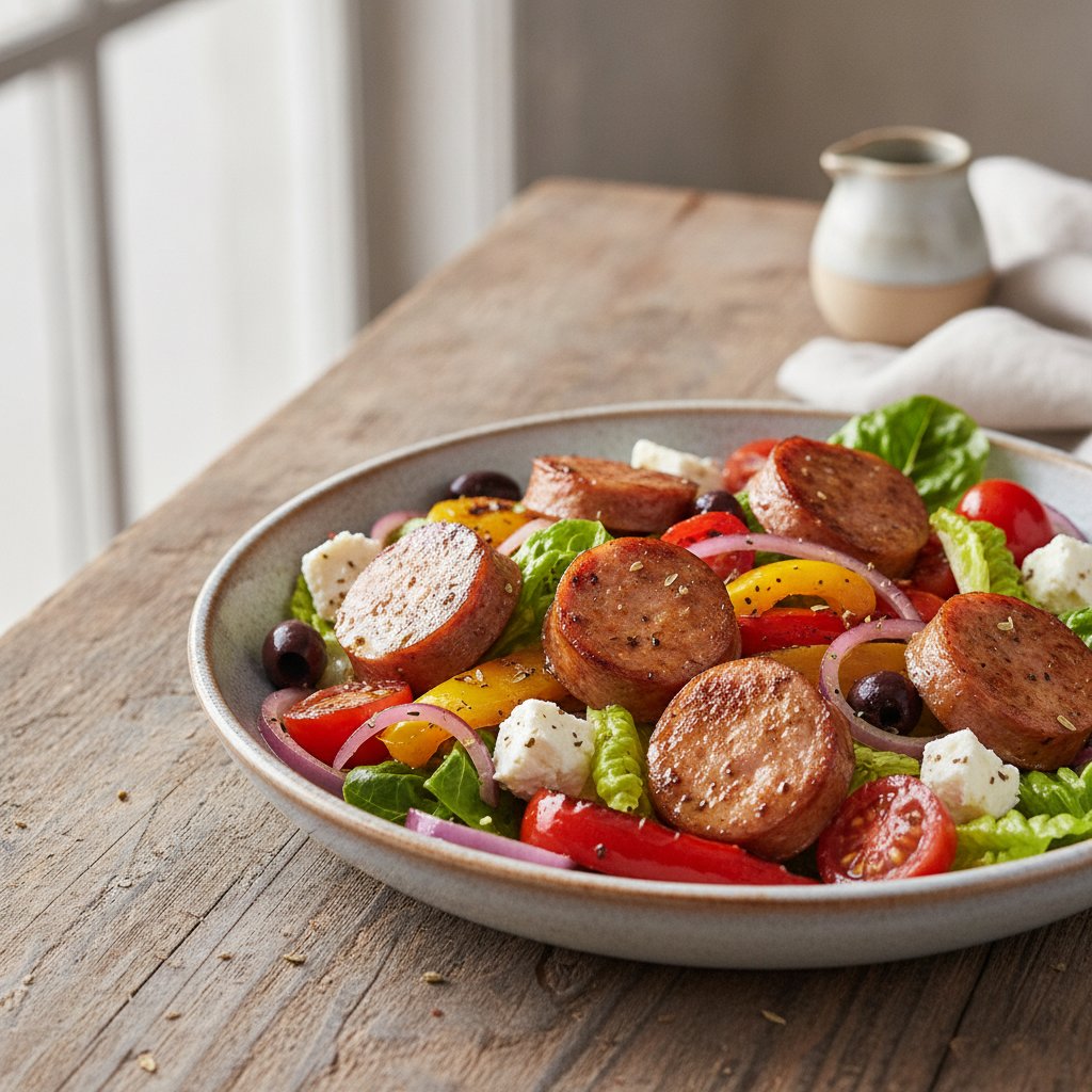 Sausage and Pepper Salad