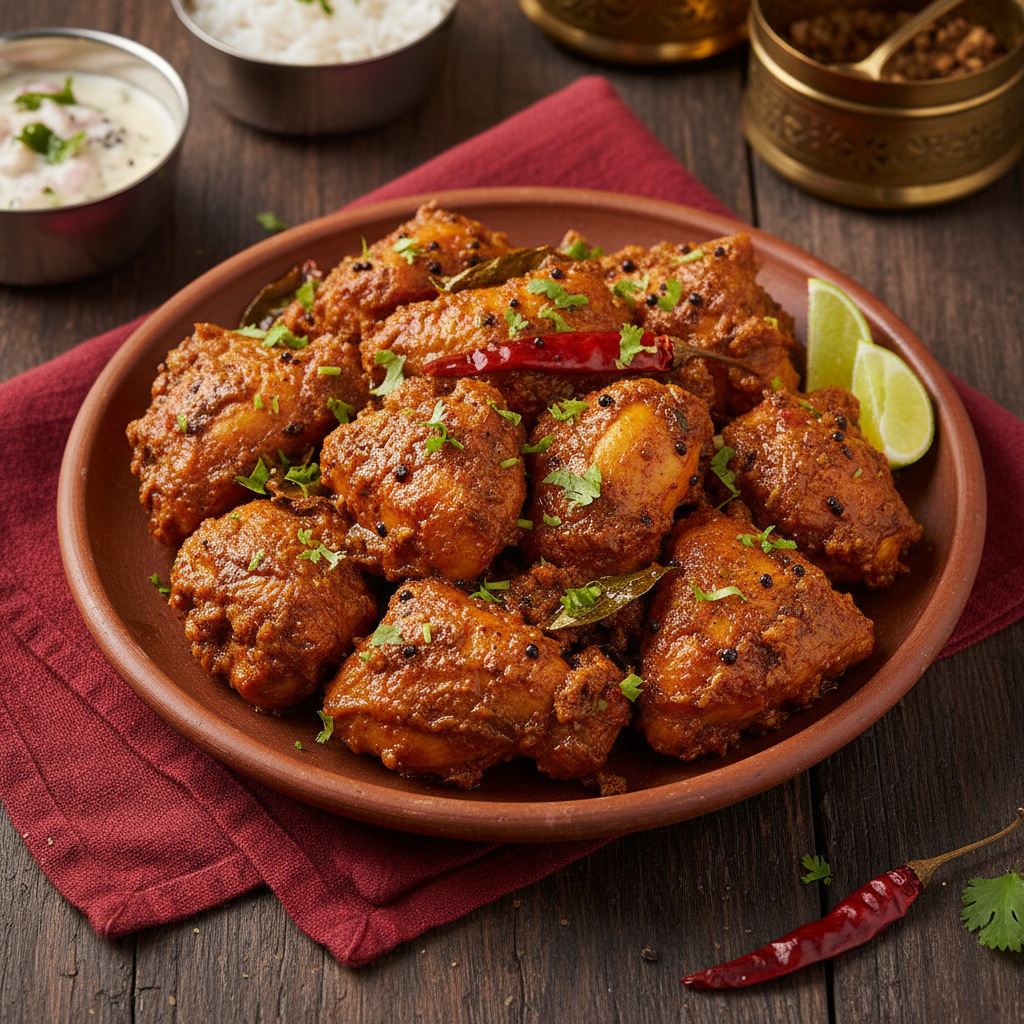 Mangalorean Chicken Ghee Roast