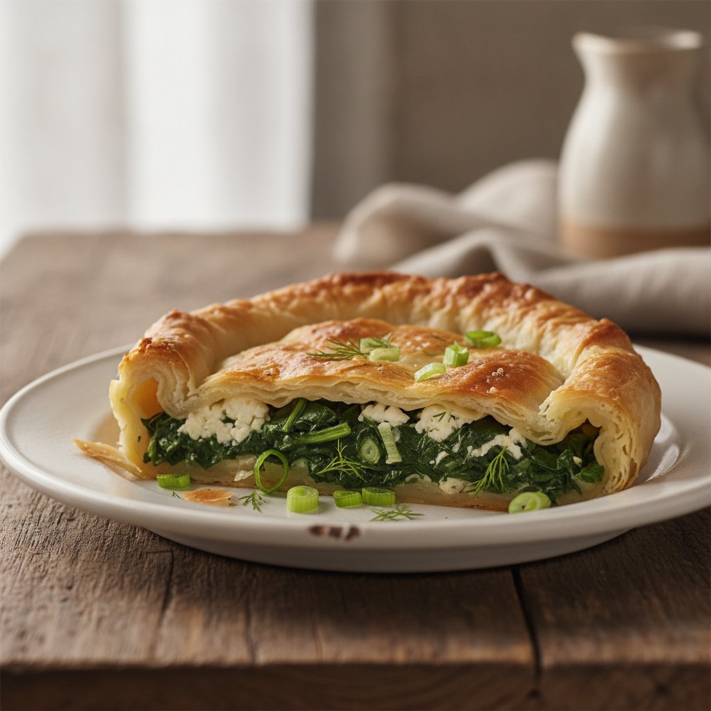 Spinach and Cheese Pie (Low-Calorie)