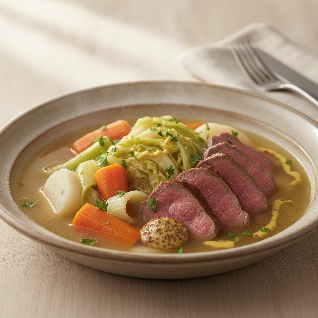 Beef and Vegetable Boiled Dinner (Low-Calorie)