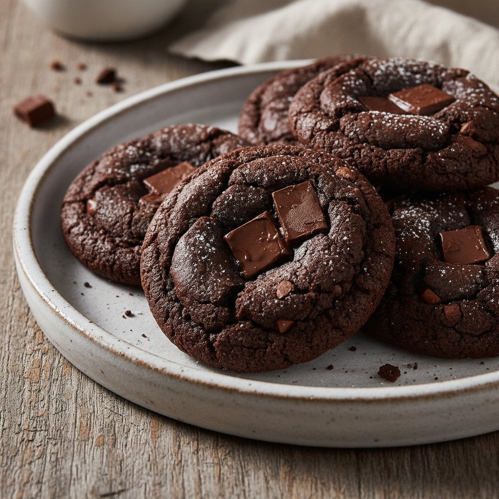 Double Chocolate Cookies