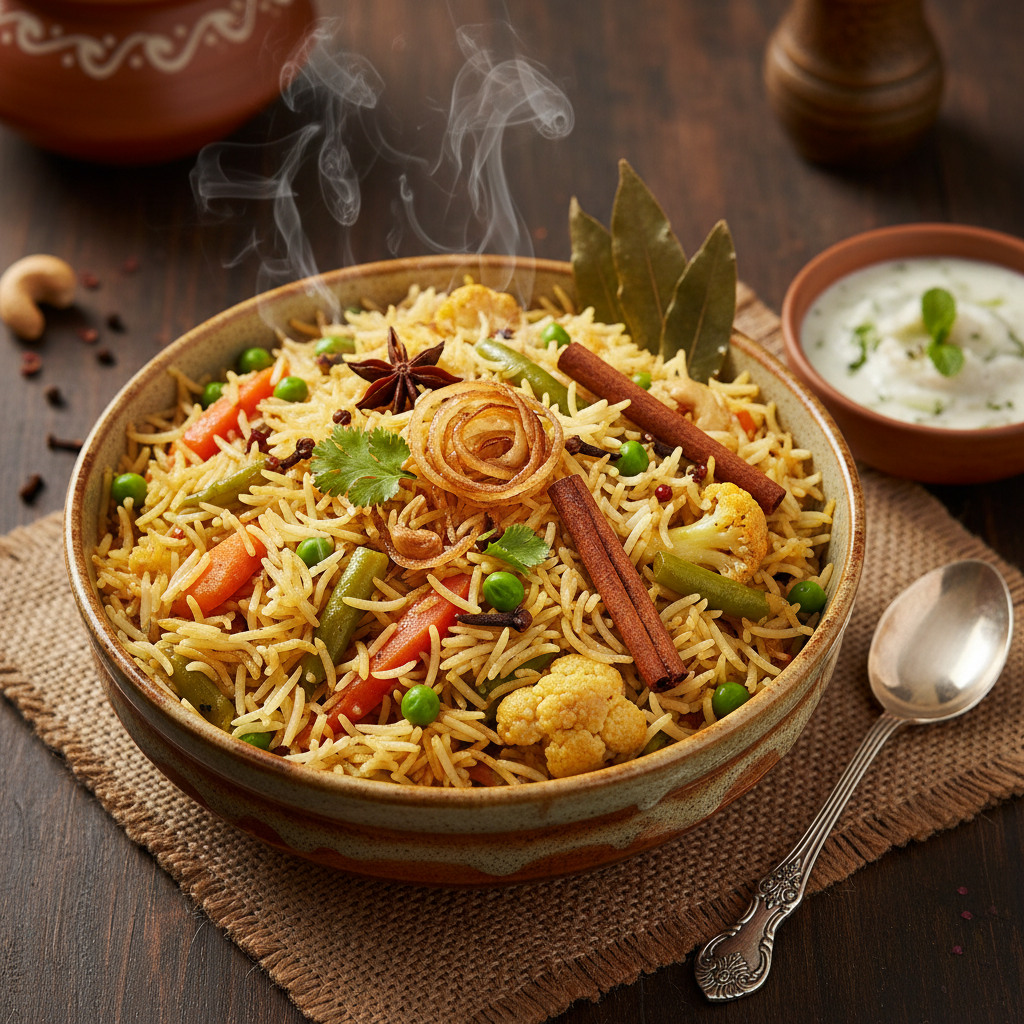 Vegetable Pulao Bowl