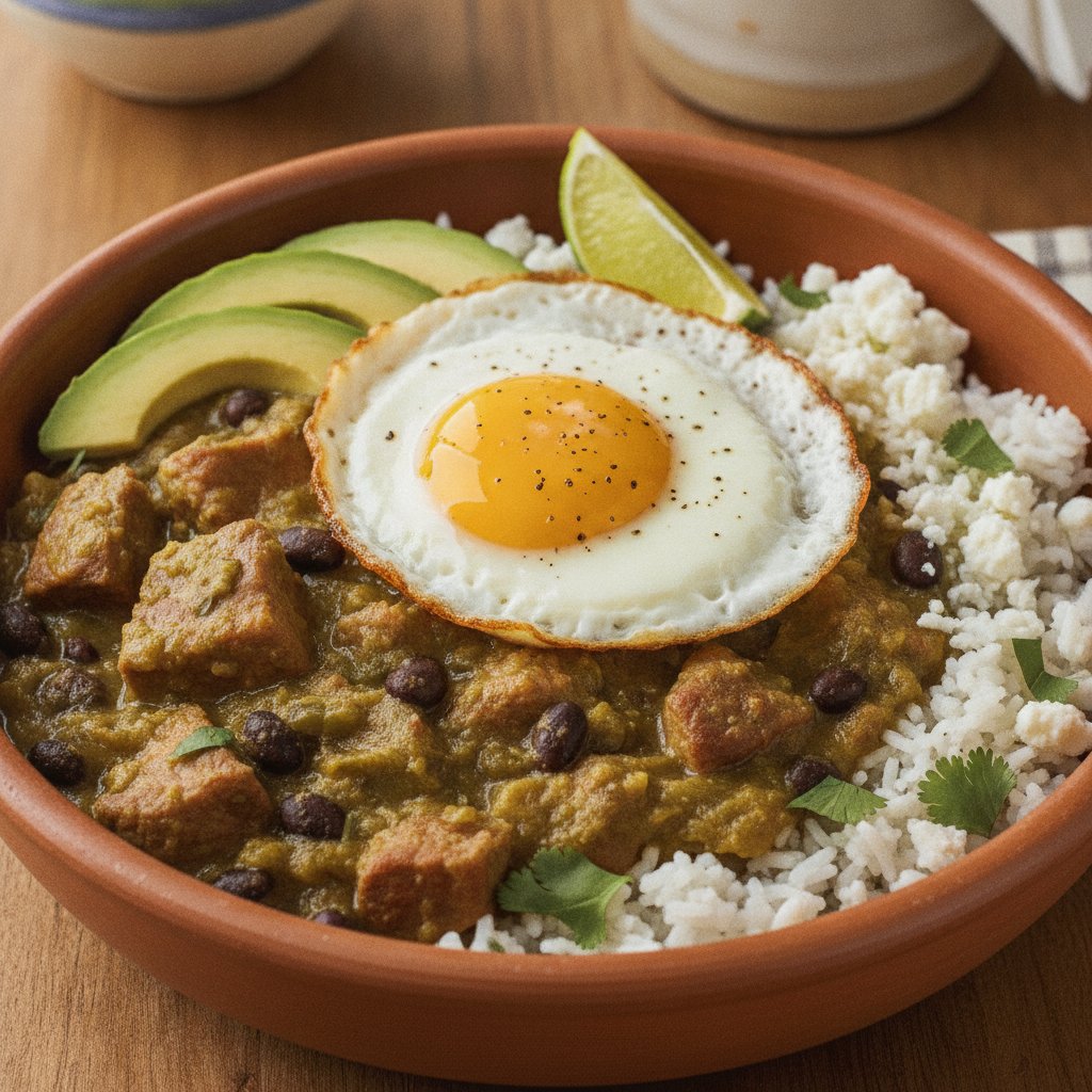 Pork and Green Chili Bowl (High-Protein)