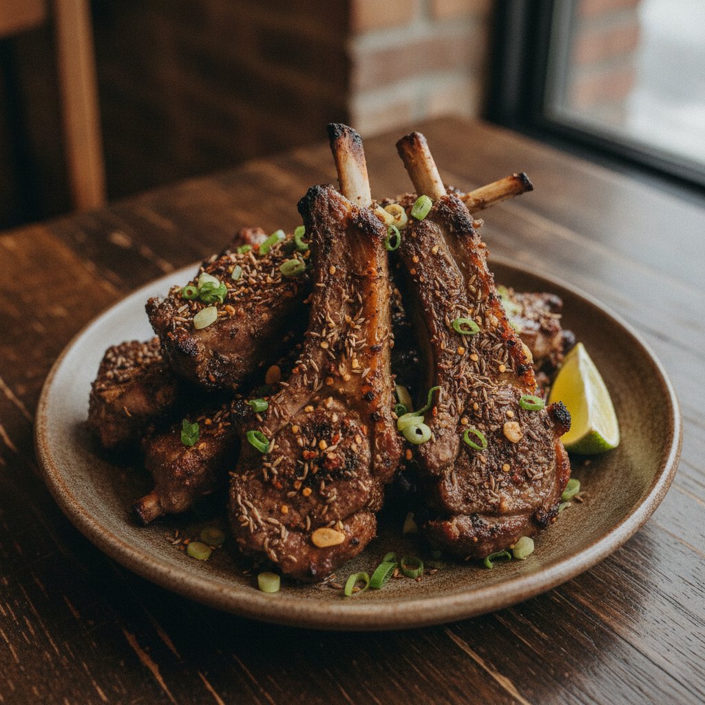 Grilled Lamb Ribs with Cumin