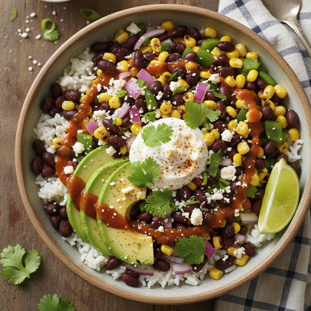 Tex-Mex Veggie Burrito Bowl
