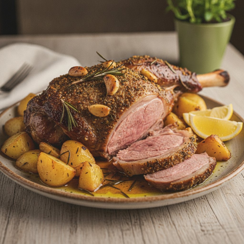 Roast Leg of Lamb with Rosemary