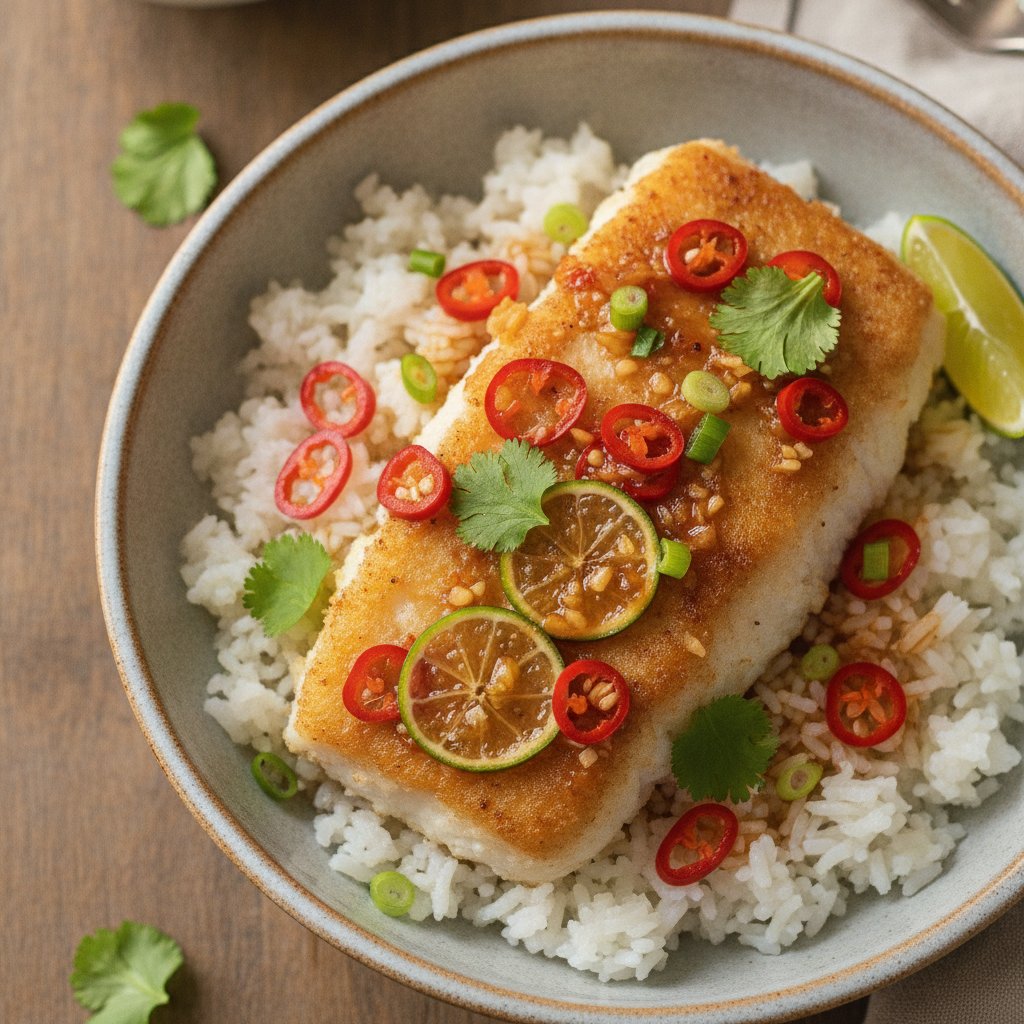 Sweet Chili Fried Fish (Low-Calorie)