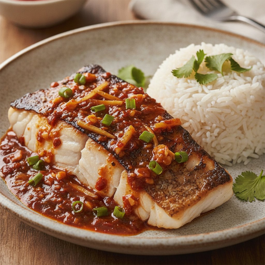 Grilled Fish with Chili Sauce
