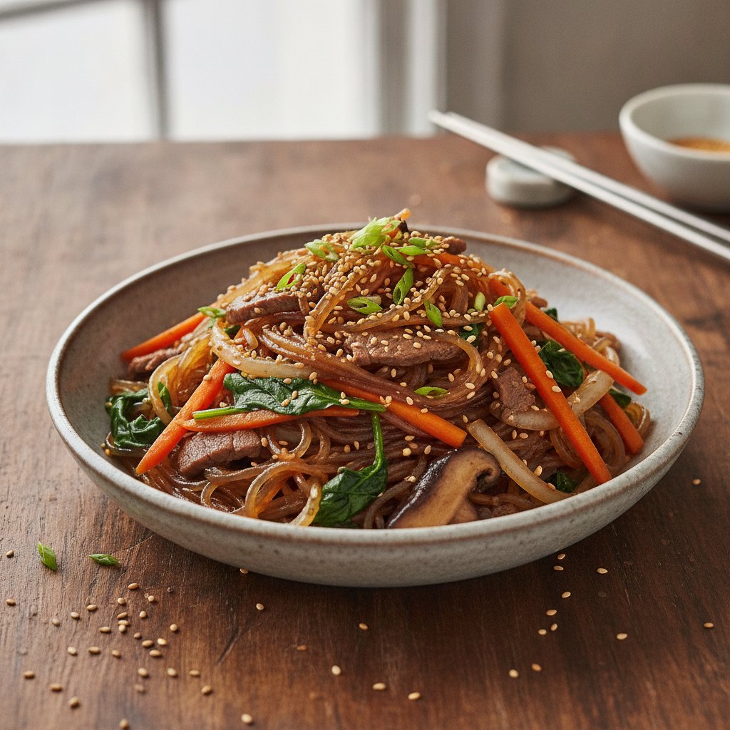 Stir-Fried Glass Noodles with Vegetables (Gluten-Free)