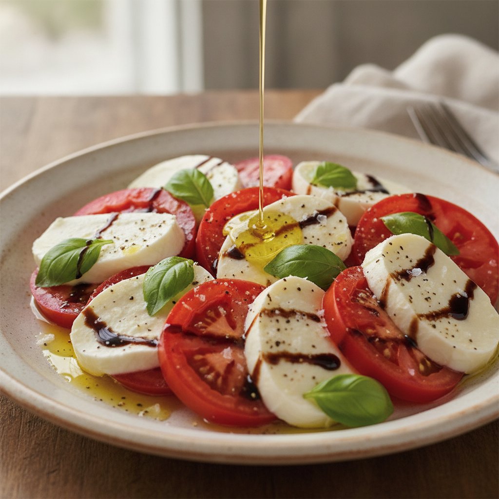 Tomato and Fresh Cheese Salad (Gluten-Free)