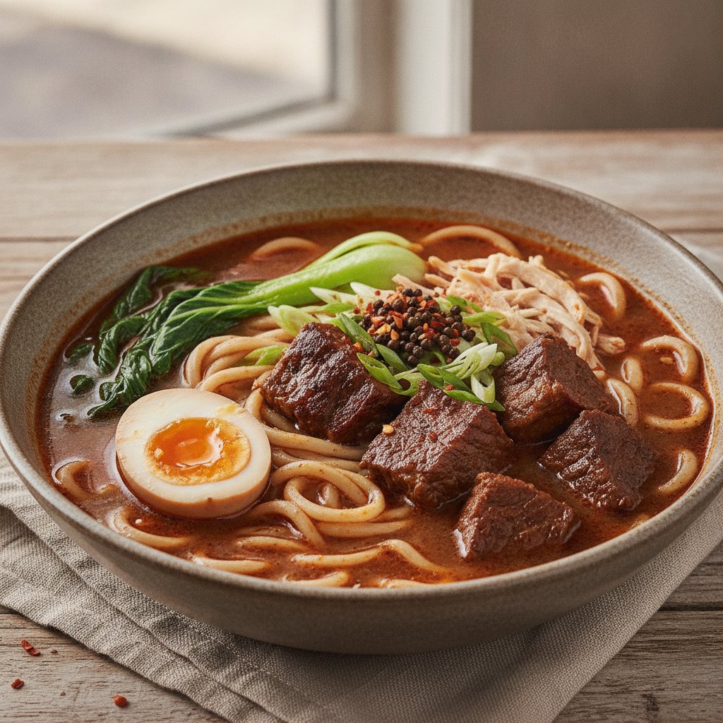 Spicy Beef Noodle Soup (High-Protein)