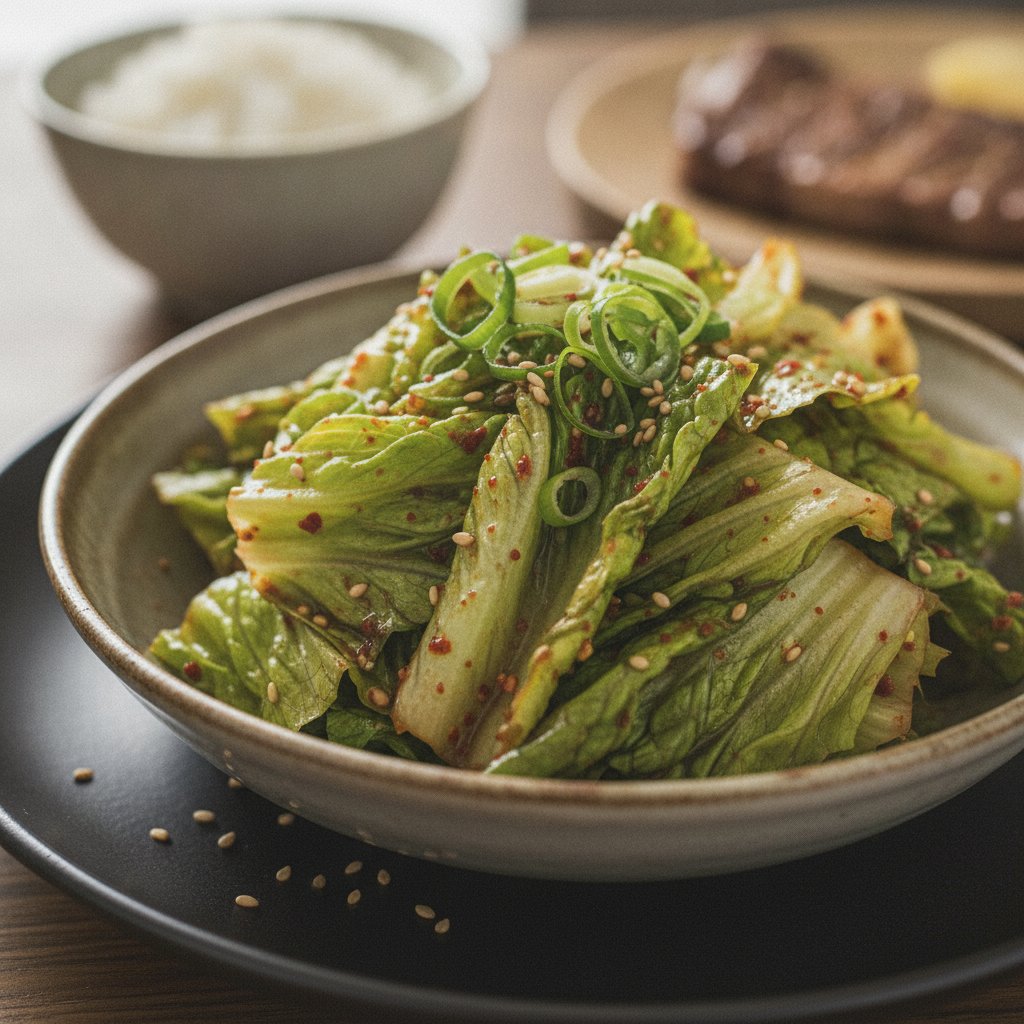 Seasoned Lettuce Salad