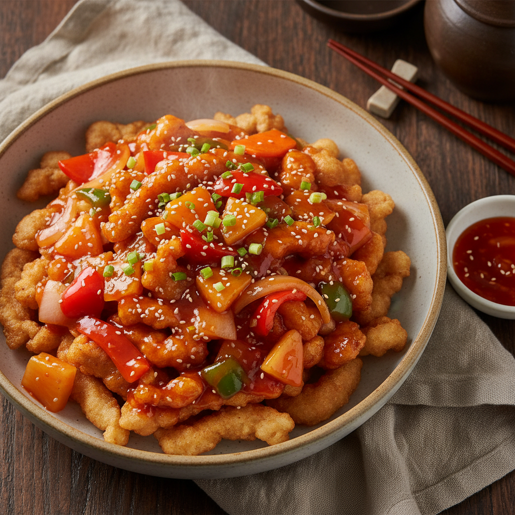 Tangsuyuk Bowl Sweet and Sour Pork