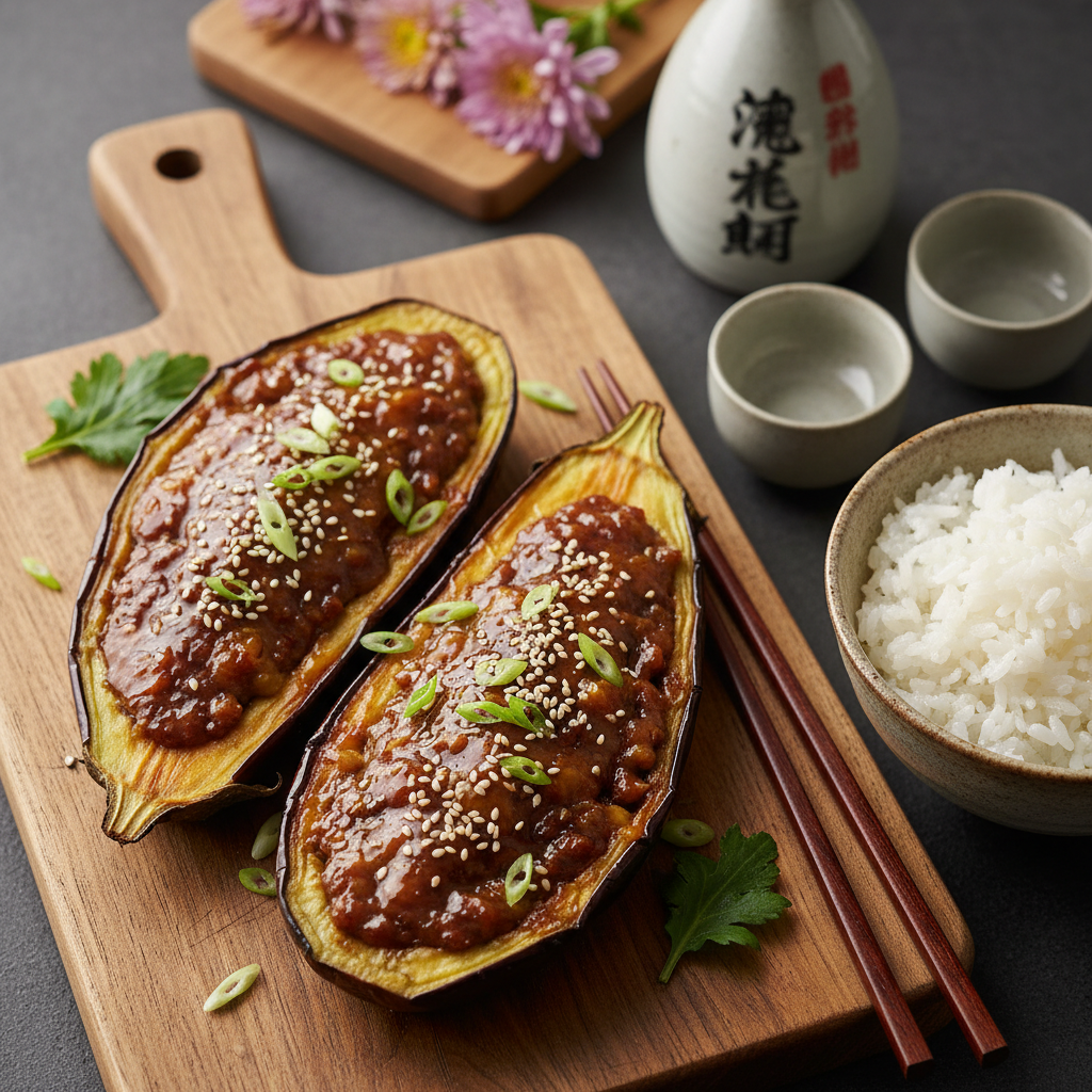 Baked Miso Aubergine