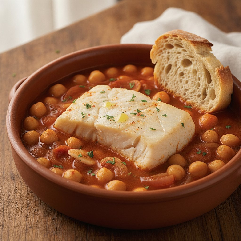 Spanish Chickpea and Cod Stew