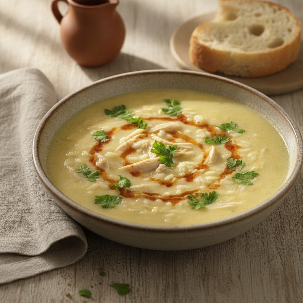 Egg and Lemon Soup