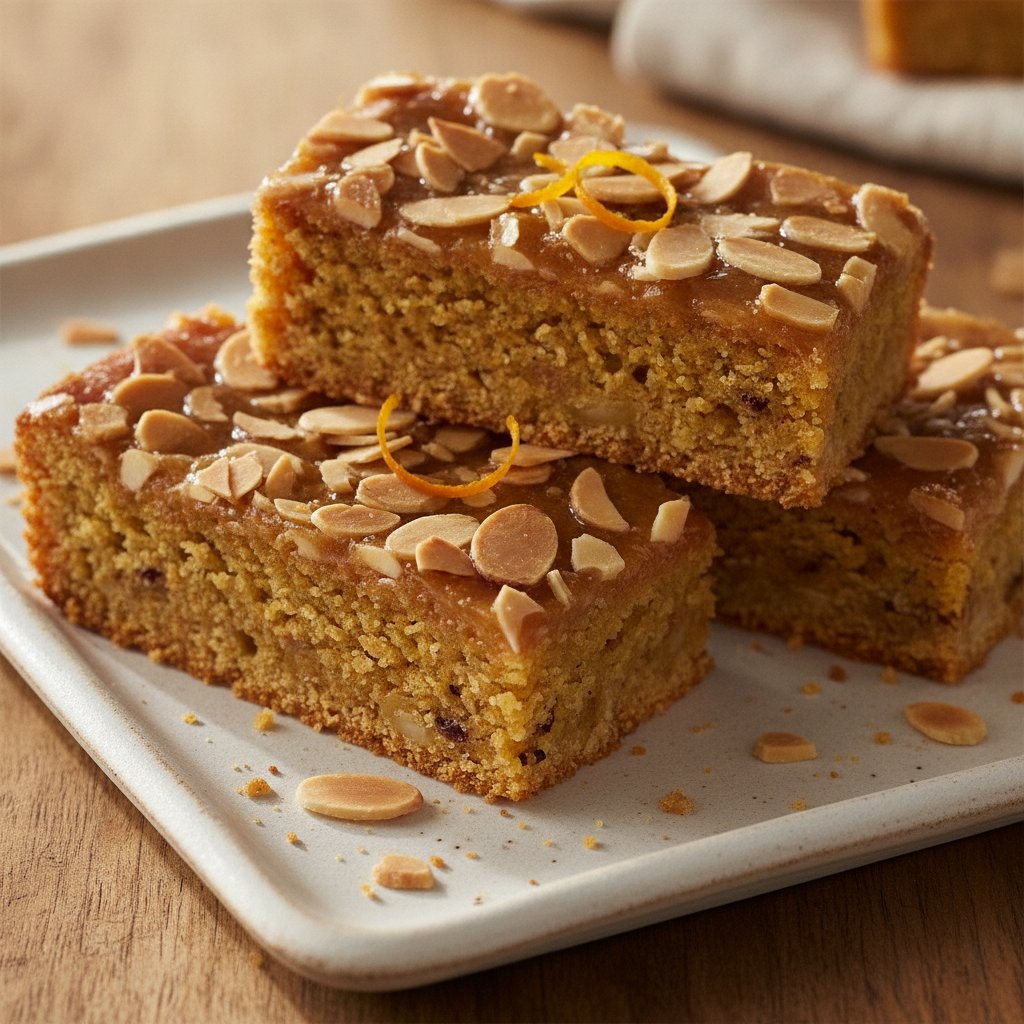 Orange Almond Bars