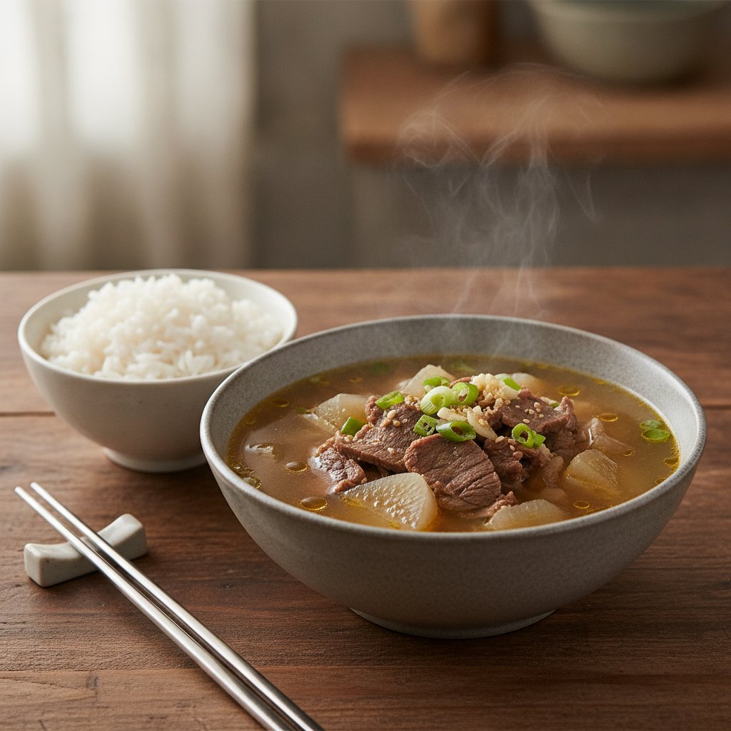 Beef and Radish Soup