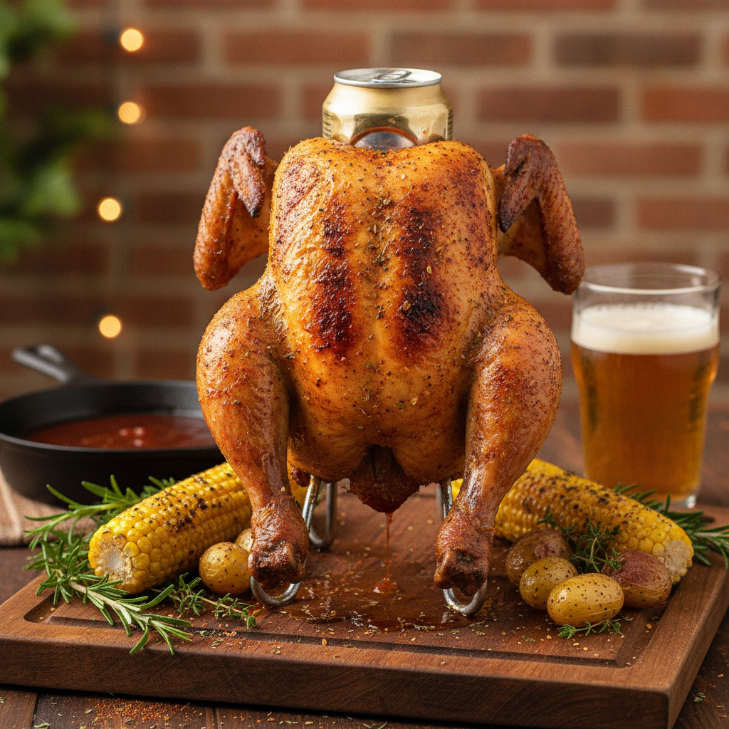Texas Beer-Can Chicken