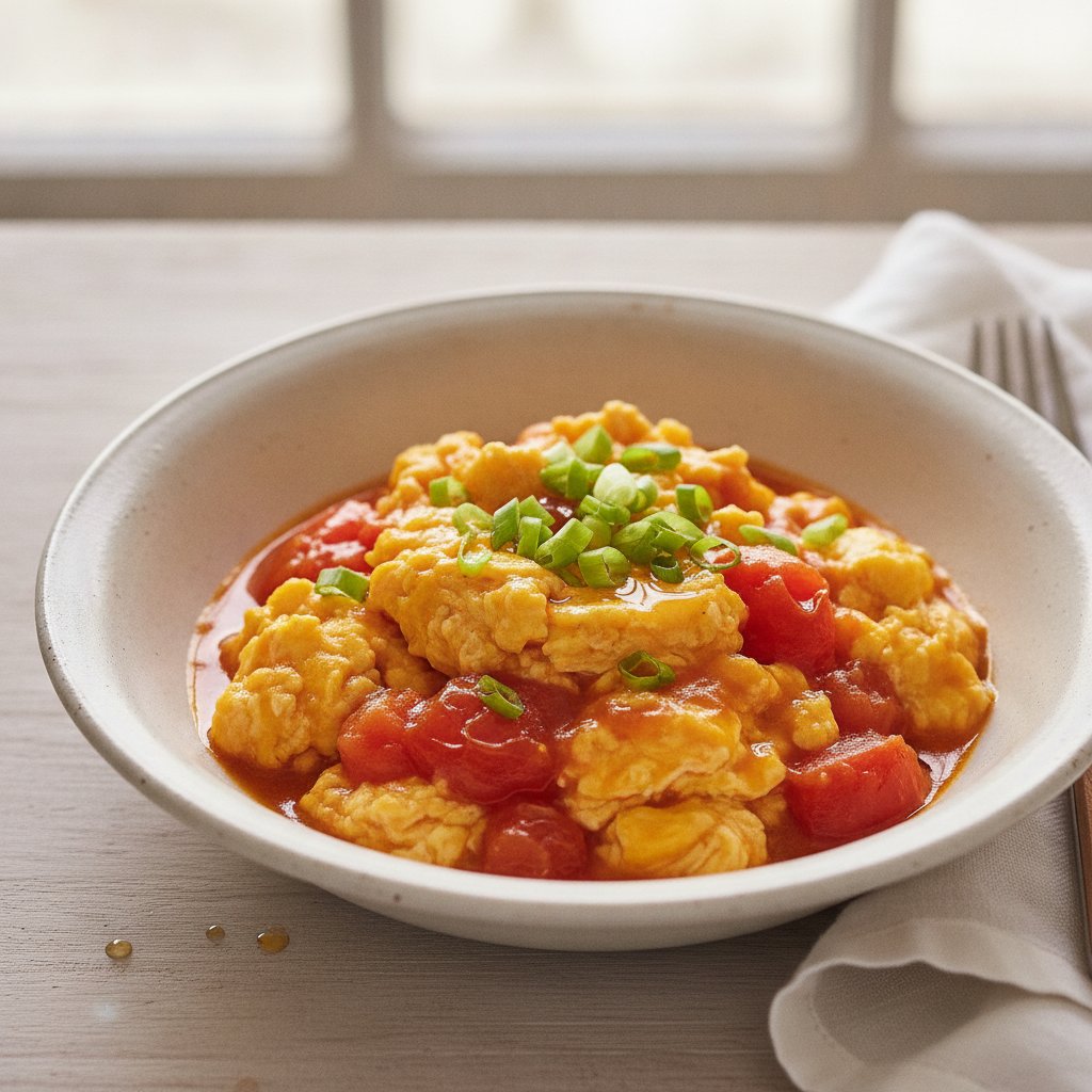 Stir Fried Eggs With Tomato (Keto)