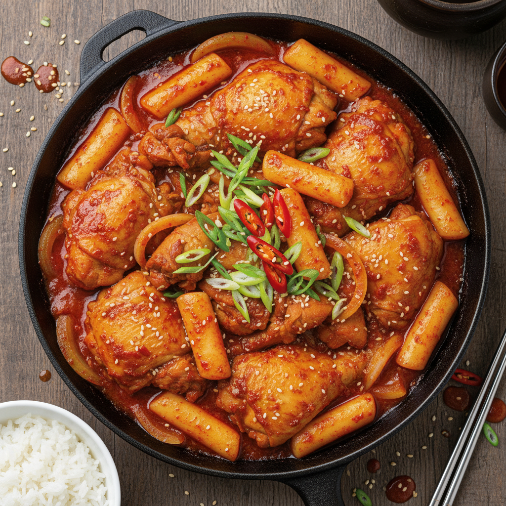 Dak Bokkeum One Pan with Rice Cakes