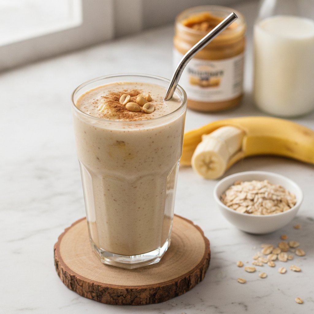 Peanut Butter Banana Smoothie (Gluten-Free)