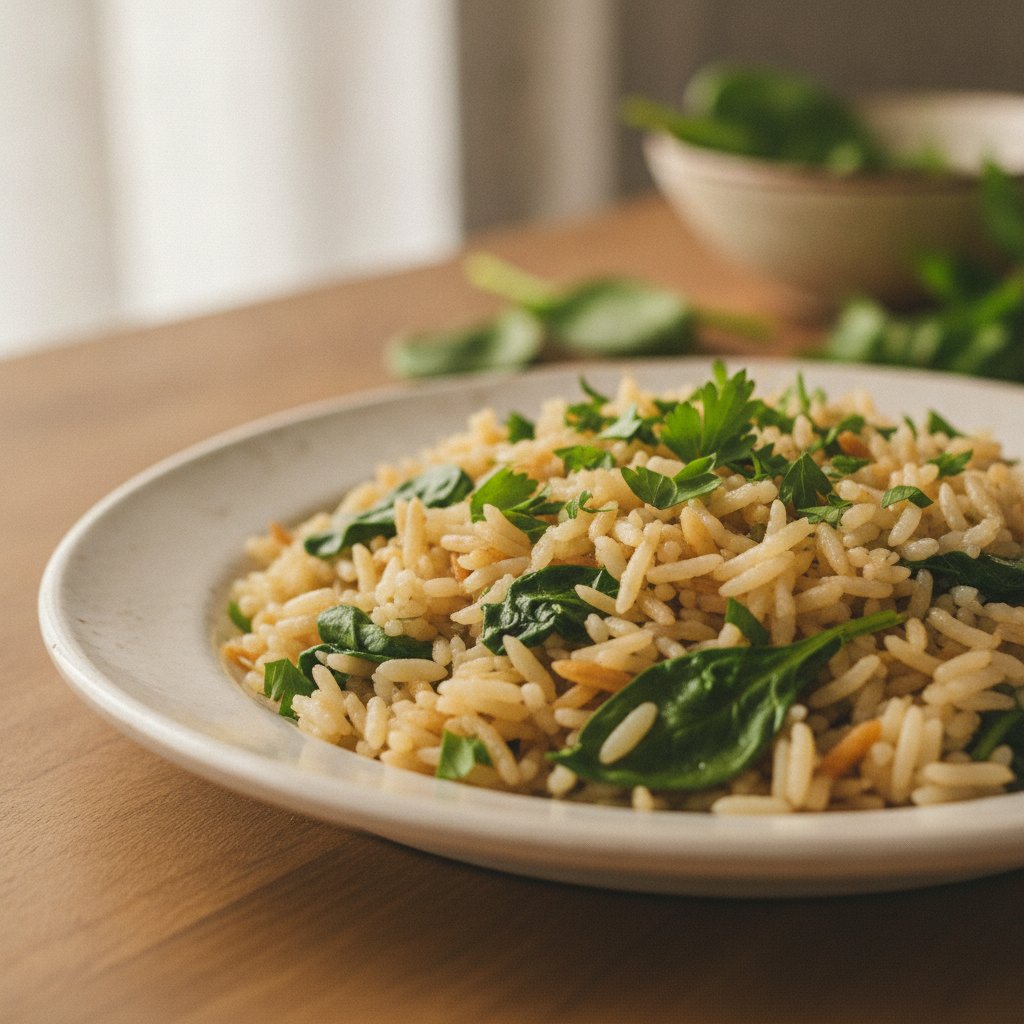 Turkish Rice Pilaf with Butter (Low-Calorie)