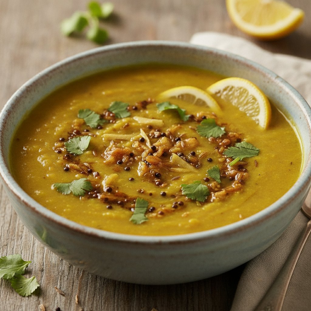 Yellow Split Lentil Soup (Low-Calorie)